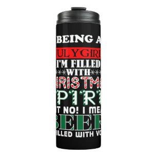 Bouteilles Isothermes Être Juillet Fille Rempli Noël Spirit Bière