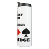 Bouteilles Isothermes Être un stratège Soldat & Exécutif Play Bridge (Tourné sur la droite)