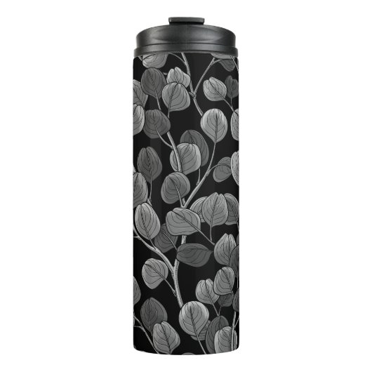 Bouteilles Isothermes Eucalyptus en gris (Devant)