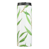 Bouteilles Isothermes Eucalyptus motif aquarelle sur blanc (Dos)