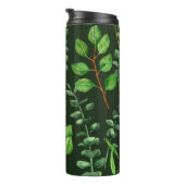 Bouteilles Isothermes Eucalyptus vert foncé (Tourné sur la droite)