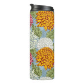 Bouteilles Isothermes Excellent motif avec des chrysanthèmes (Tourné sur la droite)