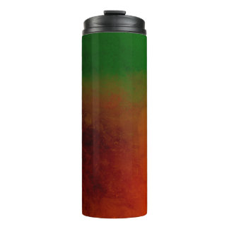 Bouteilles Isothermes explosion de poussière de couleur abstraite sur un