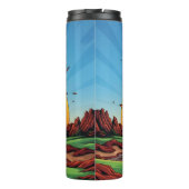 Bouteilles Isothermes Explosion du coucher du soleil de la balle de golf (Dos)