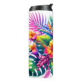 Bouteilles Isothermes Explosion florale tropicale (Tourné sur la gauche)