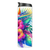 Bouteilles Isothermes Explosion florale tropicale (Tourné sur la droite)