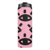 Bouteilles Isothermes Eyes Watercolor Brush, Motif Sketch. (Devant)