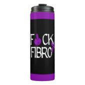 BOUTEILLES ISOTHERMES F#CK FIBRO (Devant)