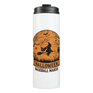 Bouteilles Isothermes Fabricant de baseball Halloween Sorcière volante L