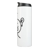 Bouteilles Isothermes Face de dessin amusante (Tourné sur la droite)