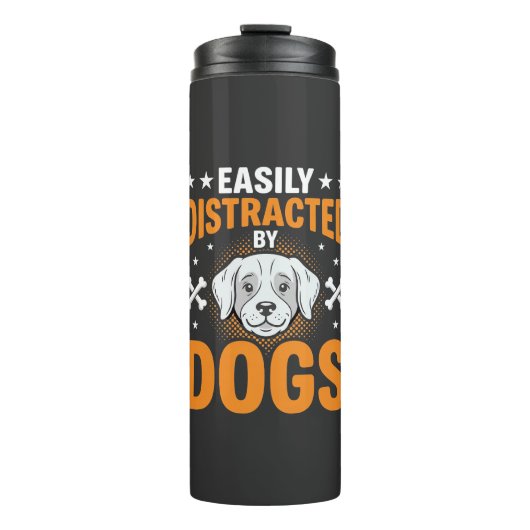 Bouteilles Isothermes Facilement Distrait Par Les Chiens (Devant)