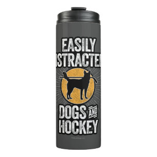 Bouteilles Isothermes Facilement distrait par les chiens et le hockey