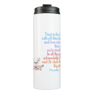 Bouteilles Isothermes Faire confiance au Seigneur Verset biblique