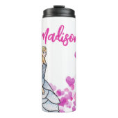 Bouteilles Isothermes Fairy Princess Pink Hearts Illustration de mode (Devant)