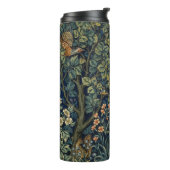 Bouteilles Isothermes Faisan d'arbre boisé William Morris (Tourné sur la gauche)