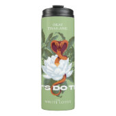 Bouteilles Isothermes "Faisons ça" Cobra - Le Lotus Blanc (Devant)