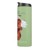Bouteilles Isothermes "Faisons ça" Singe - Le Lotus Blanc (Tourné sur la droite)