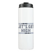 Bouteilles Isothermes Faisons du ski haut (Devant)