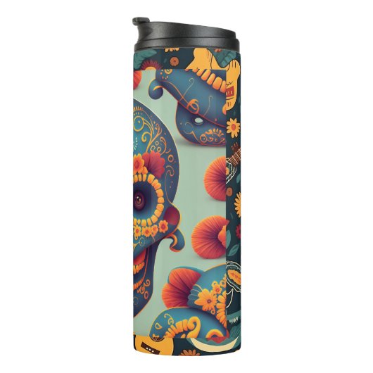 Bouteilles Isothermes Faites une déclaration avec le Motif Festive Cinco (Tourné sur la droite)