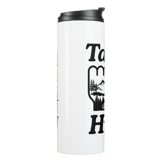 Bouteilles Isothermes Faites Une Randonnée (Tourné sur la gauche)