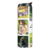 Bouteilles Isothermes Faites votre propre collage photo et texte (Tourné sur la gauche)