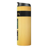 Bouteilles Isothermes Faites votre propre photo collage monogramme or (Tourné sur la droite)