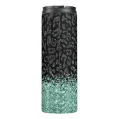 Bouteilles Isothermes Faith Leopard Tumbler, Léopard de Parties scintill (Dos)