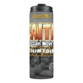 Bouteilles Isothermes Faith Moves Mountains Paysage du désert (Devant)