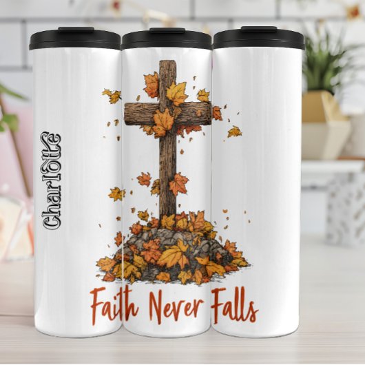 Bouteilles Isothermes Faith Never Falls Cross Graphic