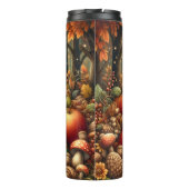 Bouteilles Isothermes Famille de Hérisson dans une forêt d'automne (Dos)