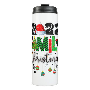 Bouteilles Isothermes Famille Noël 2022 Equipe Correspondante Père Noël 