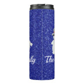 Bouteilles Isothermes Family of Four Snowmen Blue Sparkle Winter   Table (Dos)