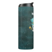 Bouteilles Isothermes Fancy Floating Ghost Top Hat Skull Cane dans le ci (Tourné sur la gauche)