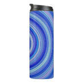 Bouteilles Isothermes Fancy spirale bleue (Tourné sur la droite)