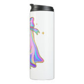 Bouteilles Isothermes fantôme d'Iridescente avec un livre et une classe  (Tourné sur la droite)