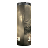 Bouteilles Isothermes Fantôme noir féminin dans Hellscape - Halloween (Dos)