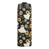 Bouteilles Isothermes Fantômes de goth d'été et tournesols Éffrayants (Devant)