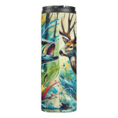 Bouteilles Isothermes Faune Vibrante, Monde de l'eau Abstraite (Dos)