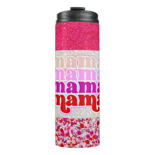 Bouteilles Isothermes Faux Parties scintillant Mama