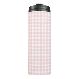 Bouteilles Isothermes Faye et Lauren Pastel Pink En vichy