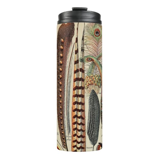 Bouteilles Isothermes Feather Bird Wildlife Plumes d'antiquités (Devant)