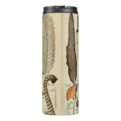 Bouteilles Isothermes Feather Bird Wildlife Plumes d'antiquités (Dos)