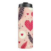 Bouteilles Isothermes Feather féminine et Love Design (Devant)