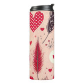 Bouteilles Isothermes Feather féminine et Love Design (Tourné sur la gauche)