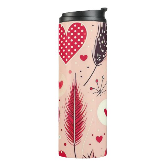 Bouteilles Isothermes Feather féminine et Love Design (Tourné sur la gauche)