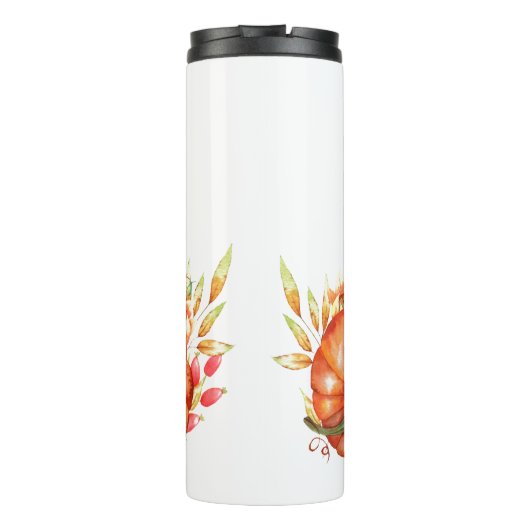 Bouteilles Isothermes Fée de forêt & Bouquet Citrouille d'automne (Dos)