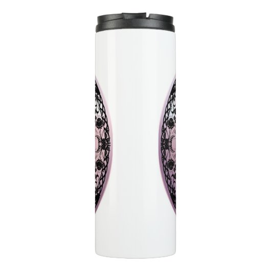 Bouteilles Isothermes Fée d'ombre rose (Dos)