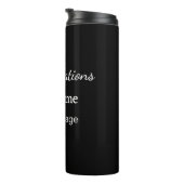 Bouteilles Isothermes Félicitations ajouter un message de nom simple dip (Tourné sur la droite)