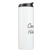 Bouteilles Isothermes Félicitations simples et minimales rajoutez votre (Tourné sur la gauche)