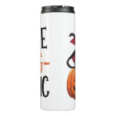 Bouteilles Isothermes Feline Fang-tastic Halloween Conception de chat Va (Dos)